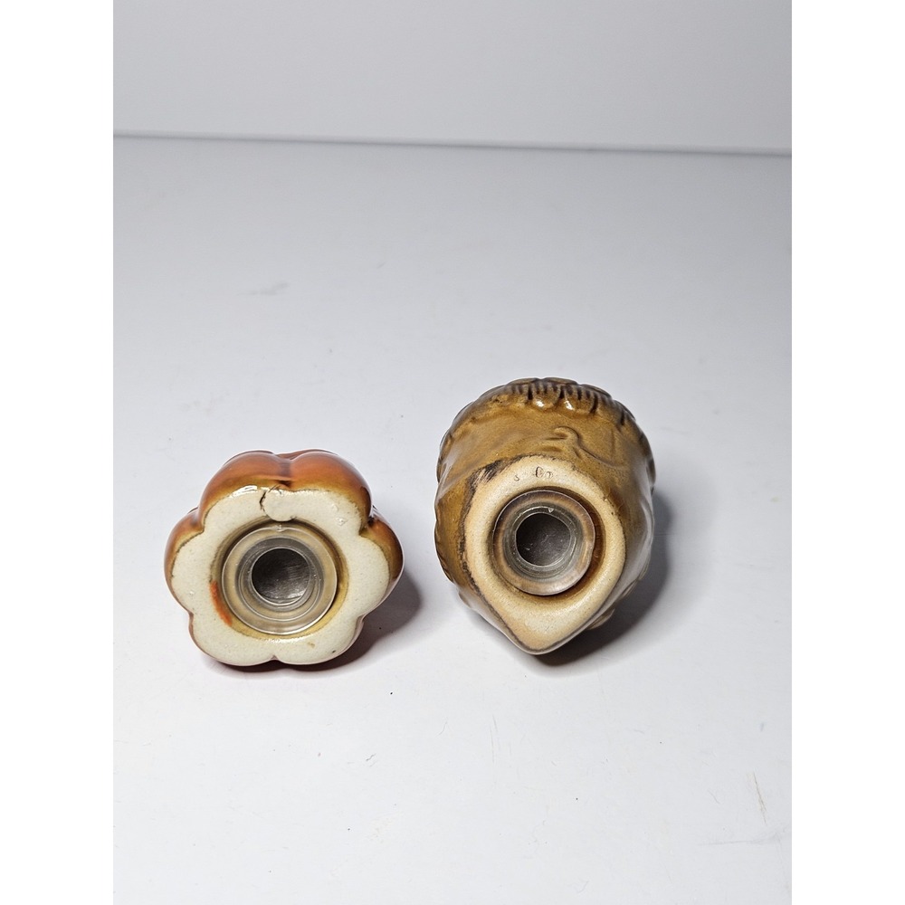 Cracker Barrel Ceramic Gourd Acorn Salt and Pepper Shakers Set Fall Decor - Picture 4 of 6